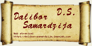 Dalibor Samardžija vizit kartica